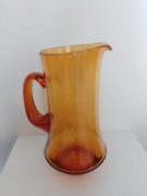 Dzban wazon wysoki Ząbkowice Fiedorowicz miodowy prl