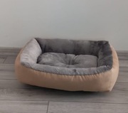 Legowisko małe 55x45 cm beżowo-szare