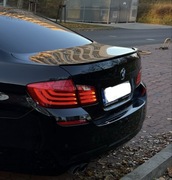 Spoiler tylny BMW Seria 5 F10 2010-2016 czarne piano ABS plastik