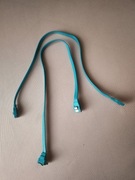 Kabel SATA 50 cm metalowe zatrzaski