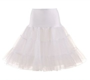 Halka biała nowa rozm.S/M tiul/organza