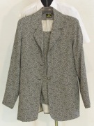 GARSONKA , ŻAKIET DAMSKI - SPÓDNICZKA MARYNARKA  R.40