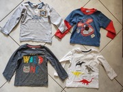 koszulka top bluza bluzka dinozaury zwierzątka kaftanik