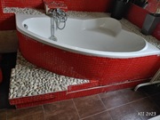 Wanna narożna 150x90 z zabudową