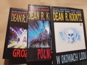 zestaw 3 książki Dean R. Koontz - Północ, w okowach lodu, groza