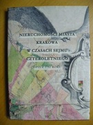 NIERUCHOMOŚCI MIASTA KRAKOWA OPIS Z 1792