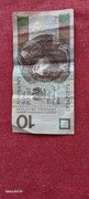 Banknot 10 zł Ciekawy numer