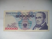 Polska Banknot PRL 100000  zł.1993 r. seria G