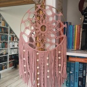 Makrama łapacz snów boho zawieszka ozdoba 