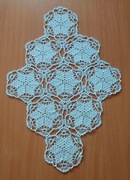 Serwetka ręczne wykonanie/szydełkowa/ 70x48 cm