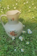 Dzbanek w kwiaty PRL stare Tułowice
