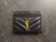 Card holder ysl czarny