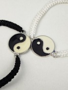 Bransoletki przyjaźni yin yang best friends prezent dla zakochanych