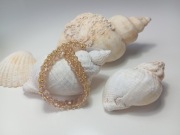 Bransoletka z koralików szyta 