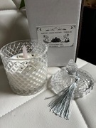 Ezoteryczna świeca sojowa  48h spalania / kamienie naturalne 