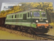 Model kartonowy angraf lokomotywa st 43
