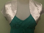 BIAŁE BOLERKO DAMSKIE ROZ M NOWE ELEGANCKIE