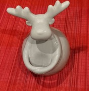 Renifer, ceramiczna ozdoba świąteczna ok 13cm