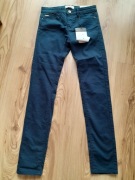 Spodnie damskie push up, rozm 36, granatowe, nowe z metką