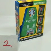 Topps match attax euro 2024 ultimate stage booster tin 3 super strikers