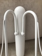 Kinkiet ścienny klasyczny podwójny 2 żarowki świece biały 