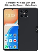 Czarne Etui na telefon Honor X8 czarne