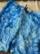 Spodenki szorty męskie niebieskie tie dye r.32