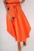 Piękna spódnica Miss City Official pomarańczowa, rozm. S/M