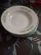 Zestaw talerzy porcelanowych PRL 