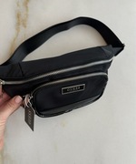 Guess nylonowa czarna nerka/saszetka logowanie regulowany pasek 27/13 cm