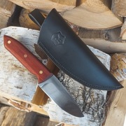 Nóż myśliwski survivalowy ręcznie robiony custom knife pochewka | D2