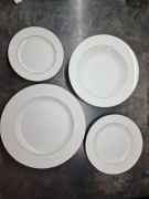 Porcelana talerze MariaPaula Ćmielów – 22 szt. ręcznie złocone