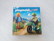 Playmobil action 9129 wiek 4-10 rowerzysta turyści