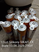 OKAZJA 250zł 1 DZIEŃ !!!Silikony SIKAFLEX Koloru Białego 