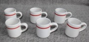Ceramiczne kubki do grzanego wina 6 sztuk