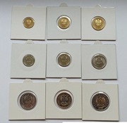 Komplet monet obiegowych 2023 w holderach - stan UNC