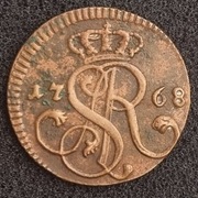 Grosz 1768 r G Stanisław August Poniatowski 