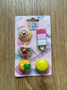 Zestaw gumek do mazania Słodycze