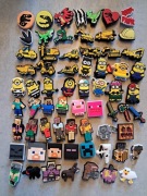 Przypinka do butów typu crocs dinozaury minionki minecraft 