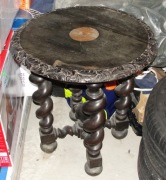 Stół okrągły 80cm lite drewno