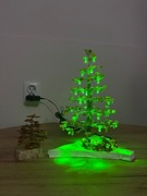 Drzewko podświetlane burtszynowe 26cm plus małe 10cm.