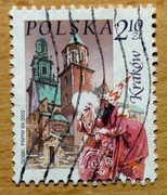 3806, * kasowany, Miasta polskie-Kraków