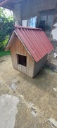 Duża ocieplana buda dla psa 90 x 109 x 129 cm UŻYWANA  - możliwy transport