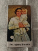 Obrazek z relikwią św.Joanna Beretta