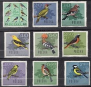 1570 - 1578 Ptaki leśne (kompletna seria)