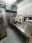 Zmywarka kapturowa redfox z okapem i stolikiem