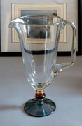 Paul Nagel Glass Pitcher Dzbanek kryształowy  Ręcznie robione 