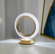 LAMPKA NOCNA LED KRYSZTAŁOWA NOWOCZESNA DO SYPIALNI SALONU LOFT DOTYKOWA O