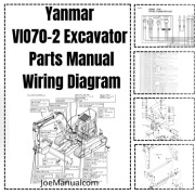 Yanmar VIO70-2 Excavator Parts Manual Katalog części, schemat elektryczny