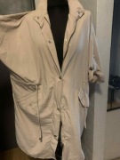 Zara kurtka płaszcz trencz parka wdzianko narzutka oversize duża